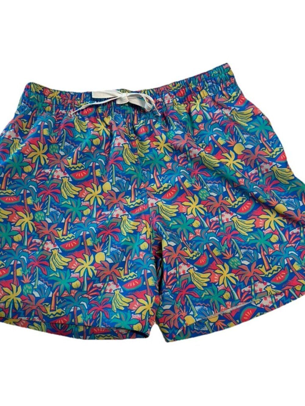 Chubbies Men’s Sm Classic Swim Trunks 5.5" Banana Trees Tropical Hawaiian Lined
